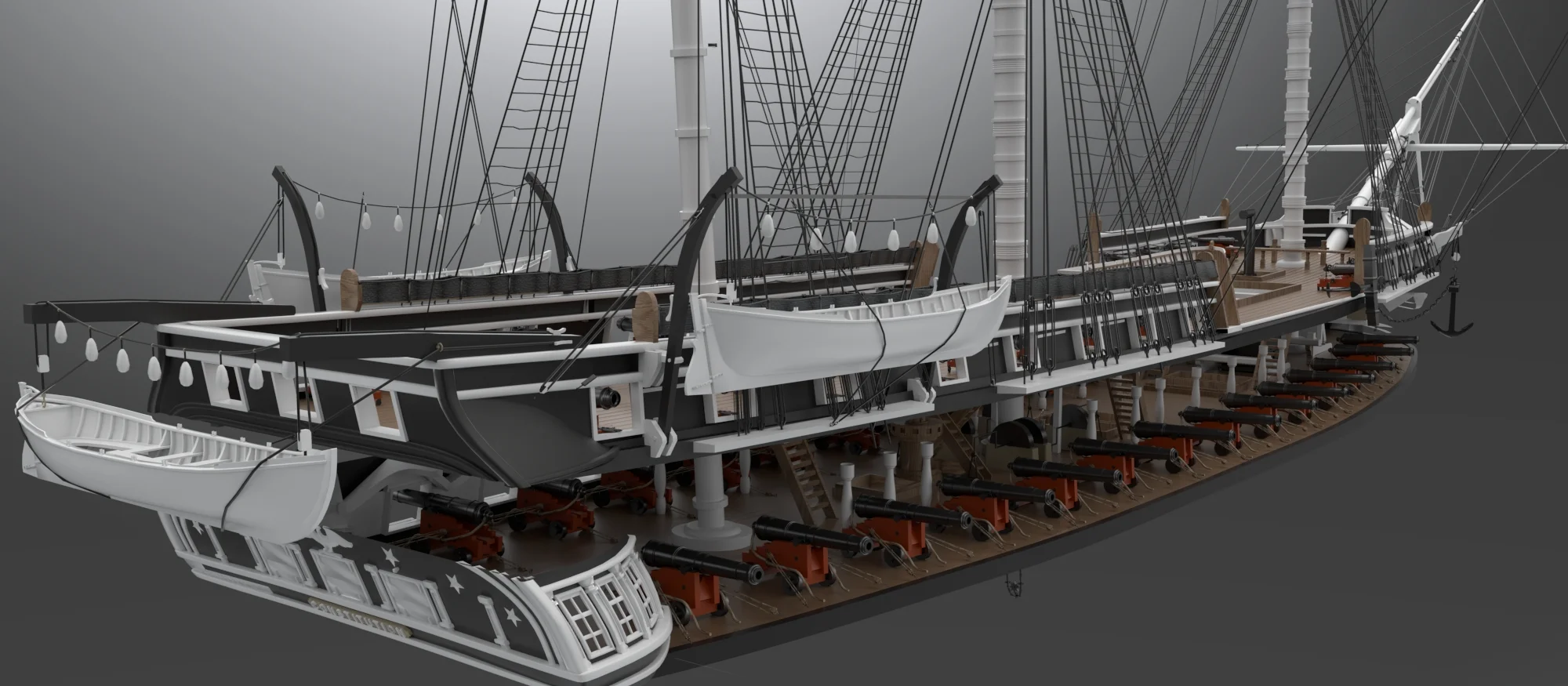【稀少】未組立U.S.S. Constitution　帆付き USS Constitution - Wikimedia Commons